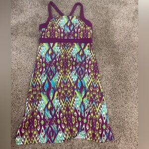 Soybu Women’s XS Multicolor Strappy Athletic Tennis Dress w/ Built-In Bra